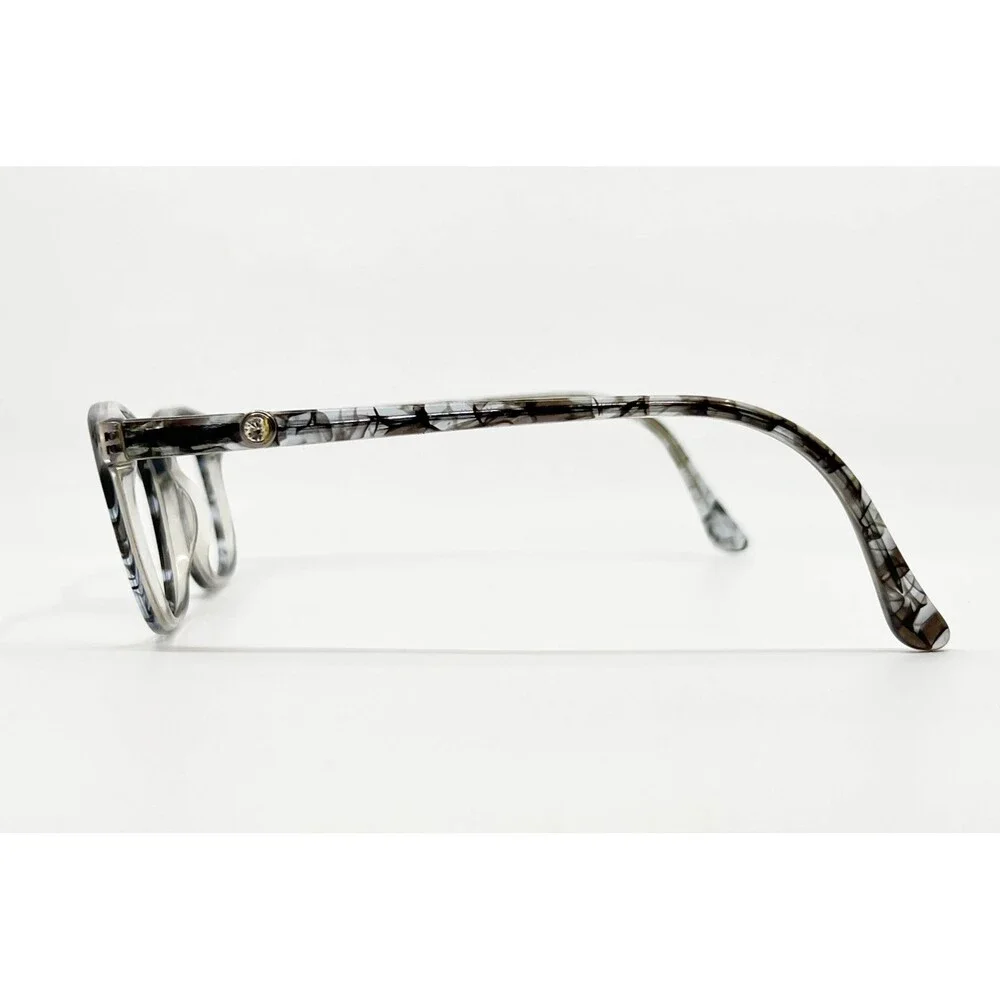 Karen Kane Eyeglasses Womens Black Pattern Marble Full Rim Frames 49-16-135